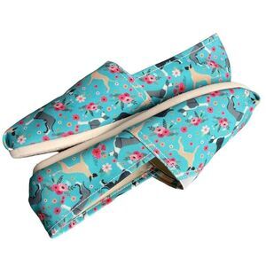 Unisex Groove Bags & Custom Kicks Dog Floral Casual Shoe EU40